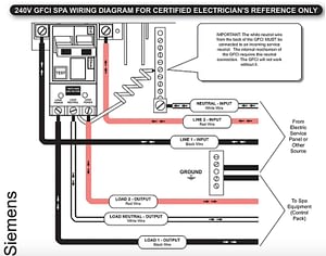 barefoot spas wiring connections